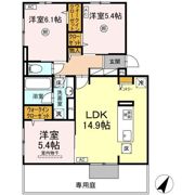 TORISIA相生町の間取り画像
