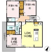 TORISIA相生町の間取り画像