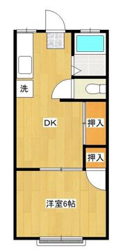 コーポまきばの間取り画像