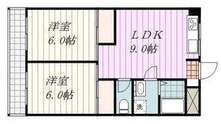 白石グランドハイツの間取り画像