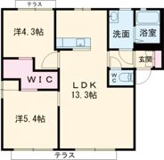 二色の浜グリーンウィレッジAの間取り画像