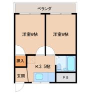 ヴィラソレイユの間取り画像