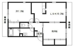 パディ飾磨Ⅲ番館の間取り画像