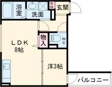 リブレメゾン住吉Ⅰの間取り画像