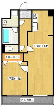 フロンティア八天の間取り画像