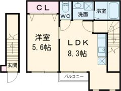 ラ・ベリーテ近江八幡の間取り画像