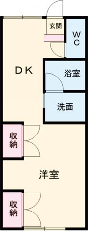 コーポひまわりの間取り画像