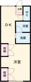 コーポひまわりの間取り画像