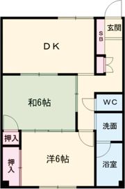 コーポひまわりの間取り画像