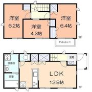 ヴァネラス南棟の間取り画像