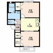 エスポワールAnの間取り画像