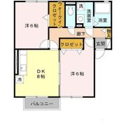 グリーンコート堺東 Bの間取り画像