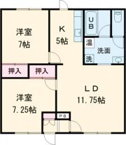 美原ハイムの間取り画像