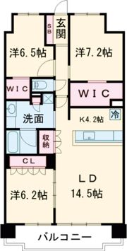 ローレルコート姫路大手前通りの間取り画像