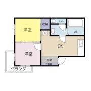 クロノス四之宮の間取り画像