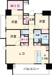 ザ・プレイス広島の間取り画像