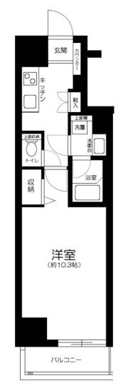 ディアレイシャス池袋の間取り画像