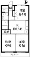 パストラル山口の間取り画像