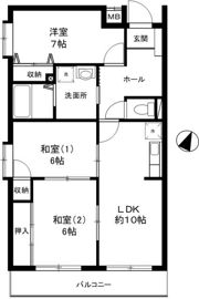 ヴェルジェ山口の間取り画像