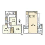 桜丘戸建の間取り画像
