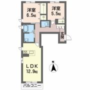 アリスティオ赤木の間取り画像