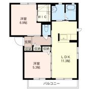 キャトルセゾン Aの間取り画像