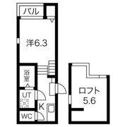 ハーモニーテラス福田町Ⅱの間取り画像