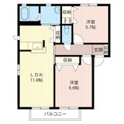 リバーシティーDの間取り画像
