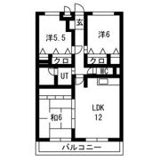 ヨネックスマンションの間取り画像