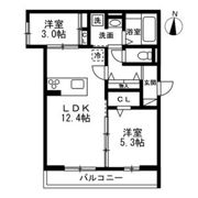 Noble raffiner 元町の間取り画像