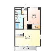 ベリエ京町(旧・NARABU参番館)の間取り画像