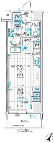 デュオステージ相模大野の間取り画像