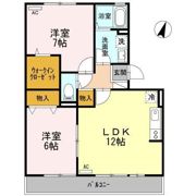 クレール友松の間取り画像
