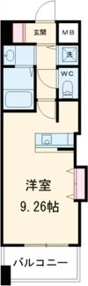 グラビスコート加古町の間取り画像