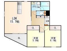 フォルモサ高砂の間取り画像