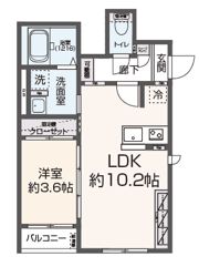 Lila城野の間取り画像