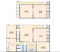 瑞穂市牛牧戸建ての間取り画像