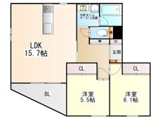 フォルモサ高砂の間取り画像