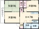 シティハイムグリーンの間取り画像