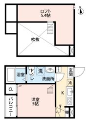 KAHALE八千代Bの間取り画像