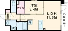 R－ⅢCourtの間取り画像