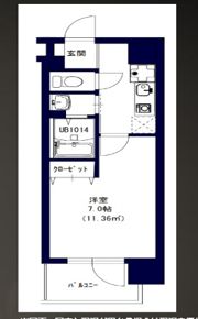 Dコート川崎駅前の間取り画像