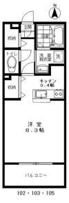 コンフォート東越谷の間取り画像