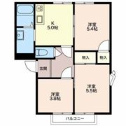 フレグランス大谷の間取り画像