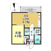 Casa Wood 丹波橋の間取り画像