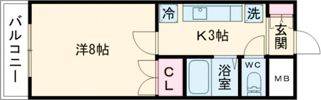 プライマリー日吉町の間取り画像