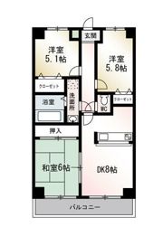 セジュールコートの間取り画像