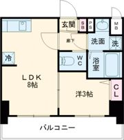 プレサンス兵庫駅前の間取り画像