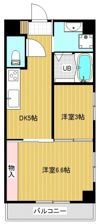 ノーブル平和大通りの間取り画像