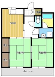 飯田第1コーポの間取り画像